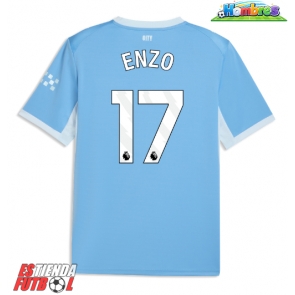 Manchester City Enzo Fernandez #17 Primera Equipación 2026-27 Manga Corta